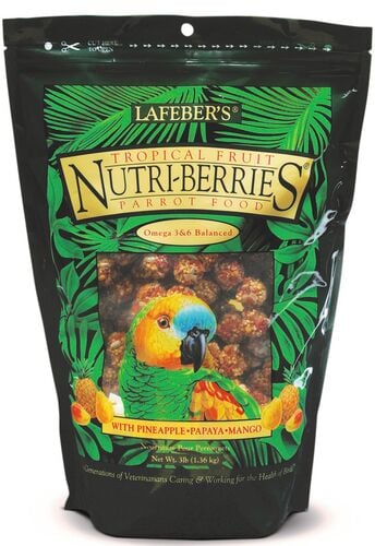 Tropical Fruit Nutri-Berries for Parrots - 3 Lb