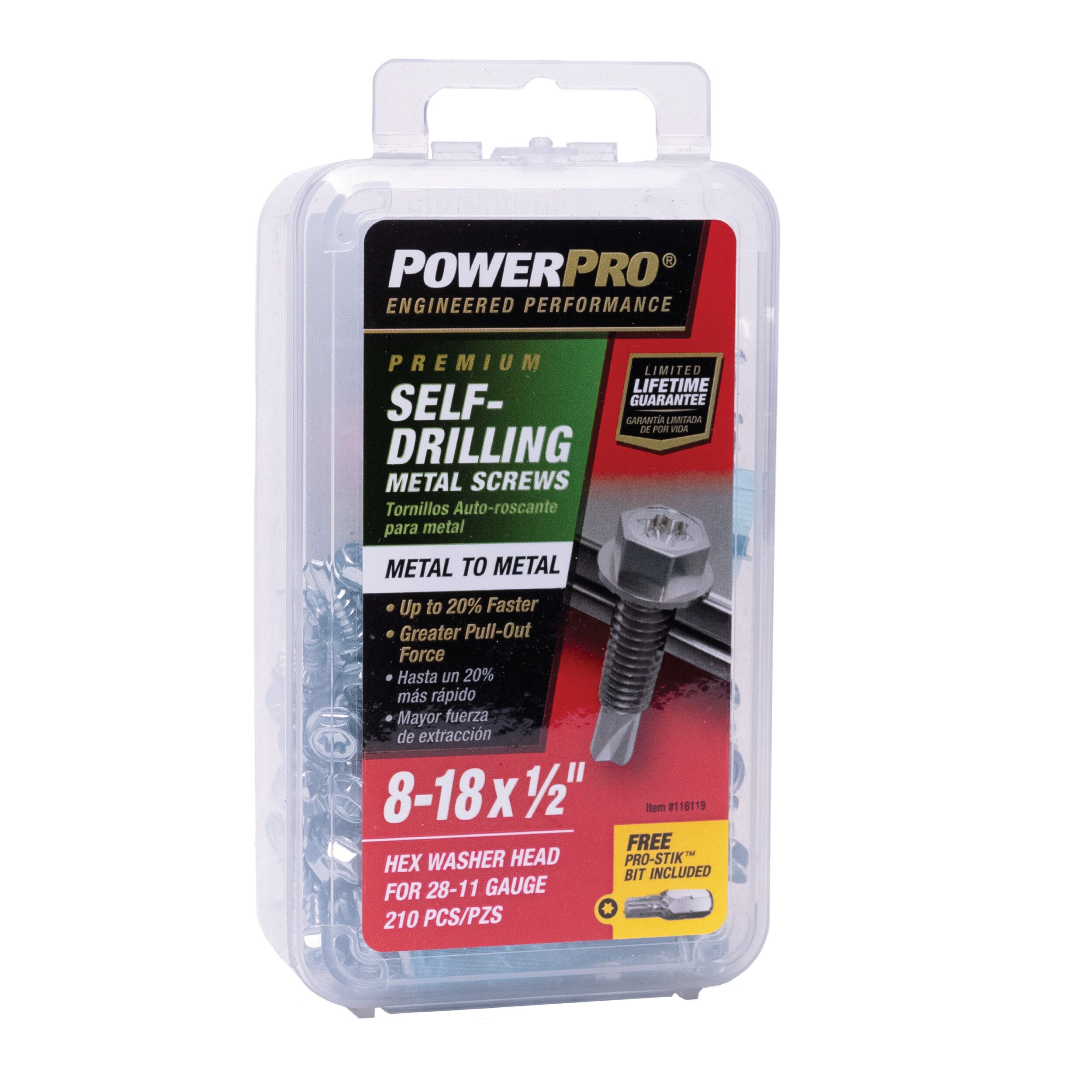 Hex Washer Head Self-Drilling Metal to Metal Screws