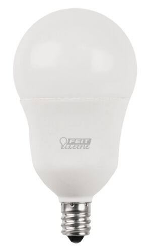 40W Replacement A15 Candelabra Base Soft White Enhance LED - 2-Pack