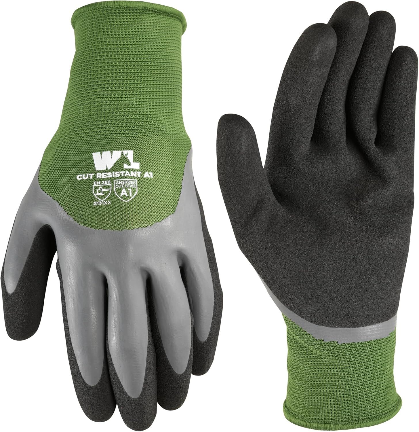 Wells Lamont Men's Waterproof Work Gloves with Latex Double Coating