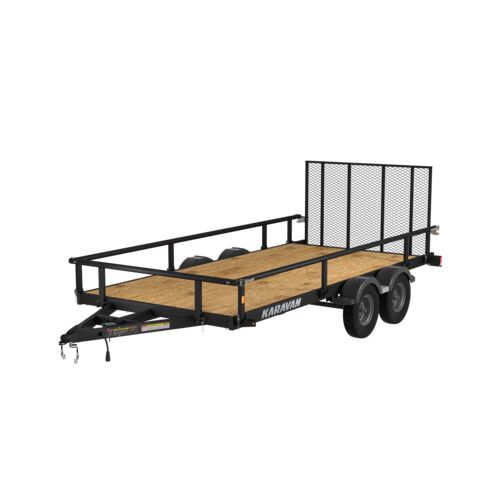 7' x 15' Heavy Duty Tandem Wheel Utility Trailer