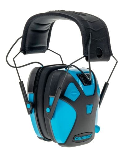 Youth E-Max Pro Neon Blue Ear Muffs