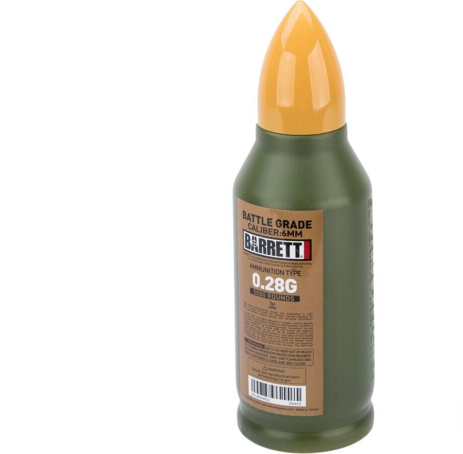 Walther Tokyo Soldier Basic – 5000 Billes Airsoft 6mm – Poids 0,20 G – Blanc, Récipient Plastique
