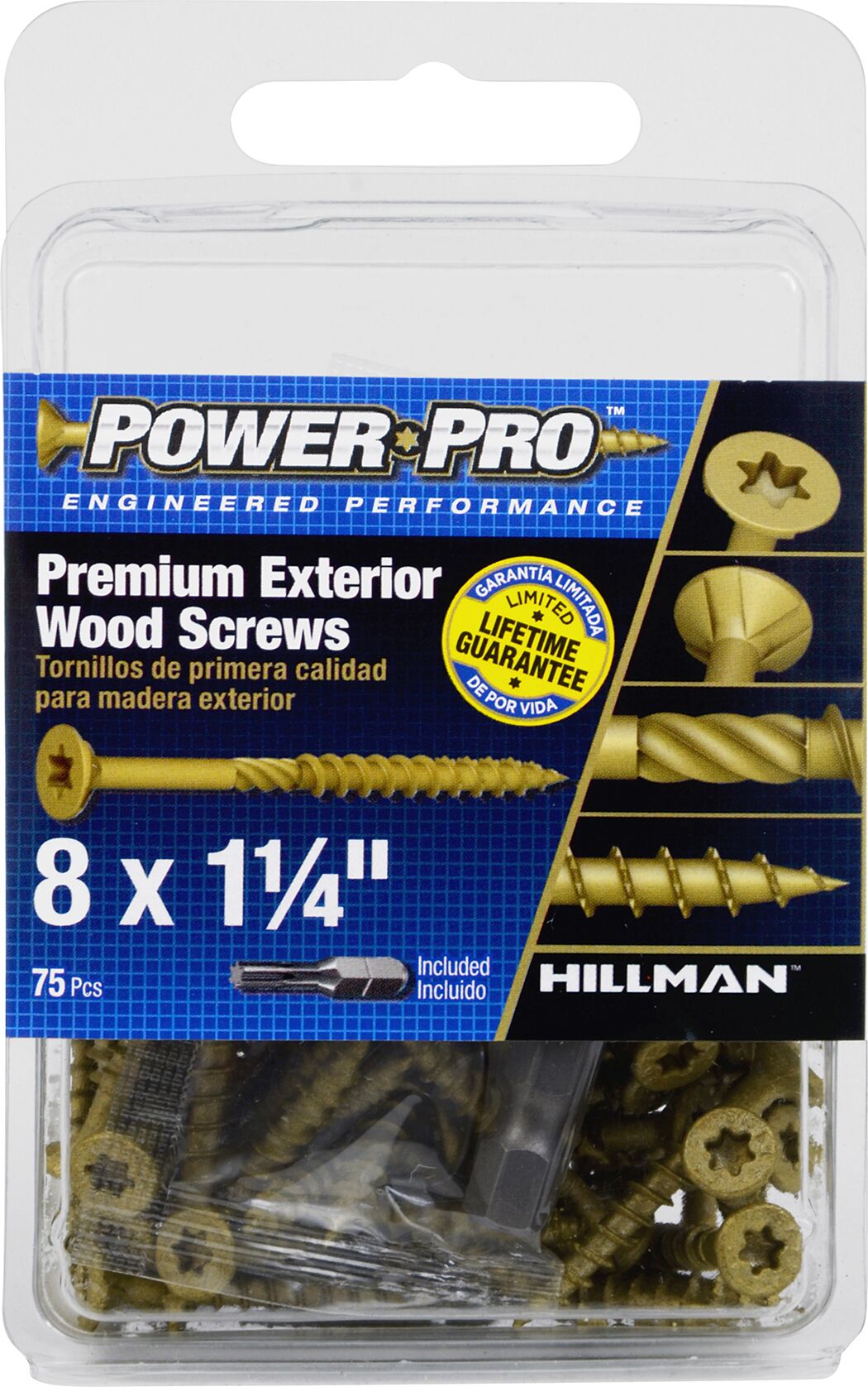 Power Pro Premium Exterior Wood Screws