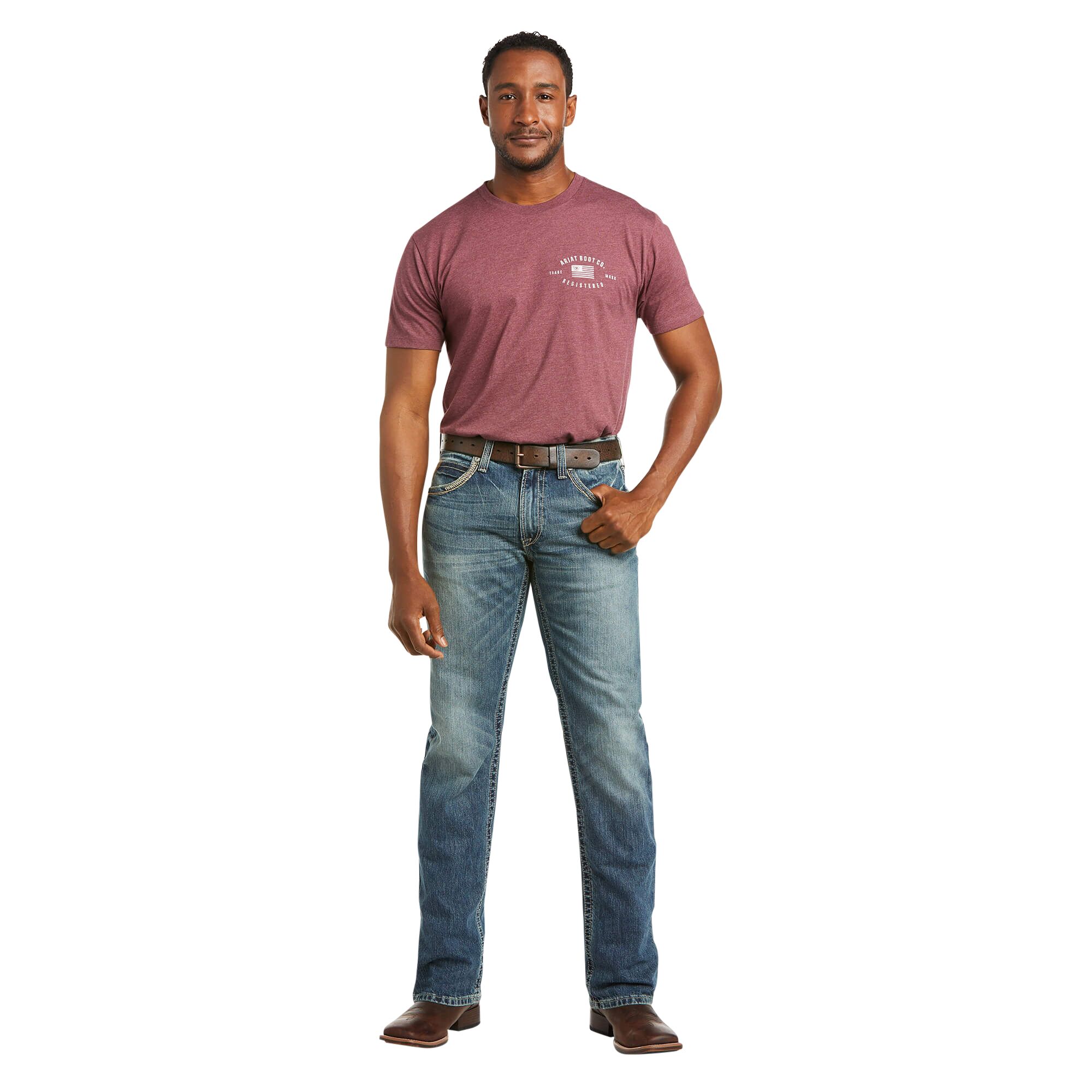 Men's M5 Slim Gambler Stackable Straight Leg Jean in Gambler