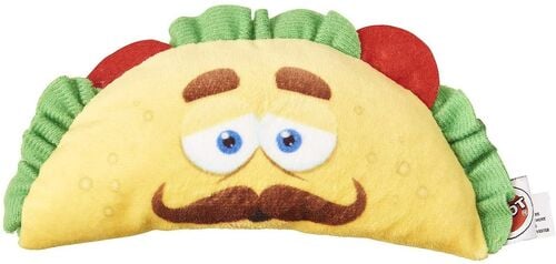 6 Taco Soft Plush Dog Toy