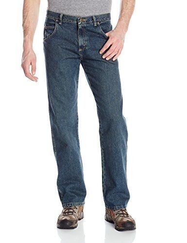 Men's Rugged Wear Relaxed Straight Fit Jean in Mediterranean