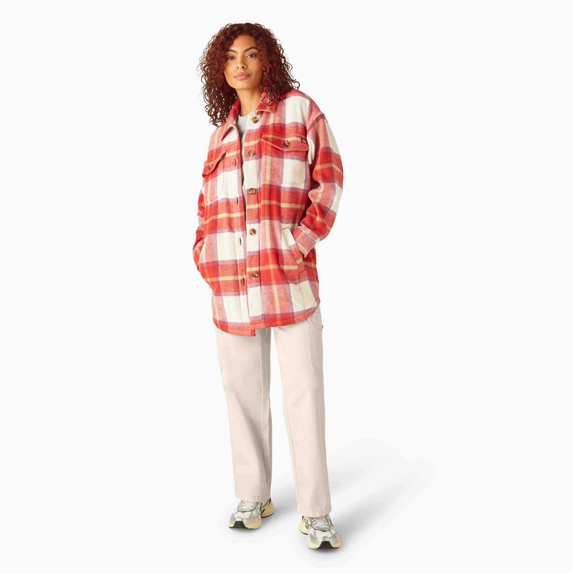 Dickies Women's Oversized Shirt Jacket