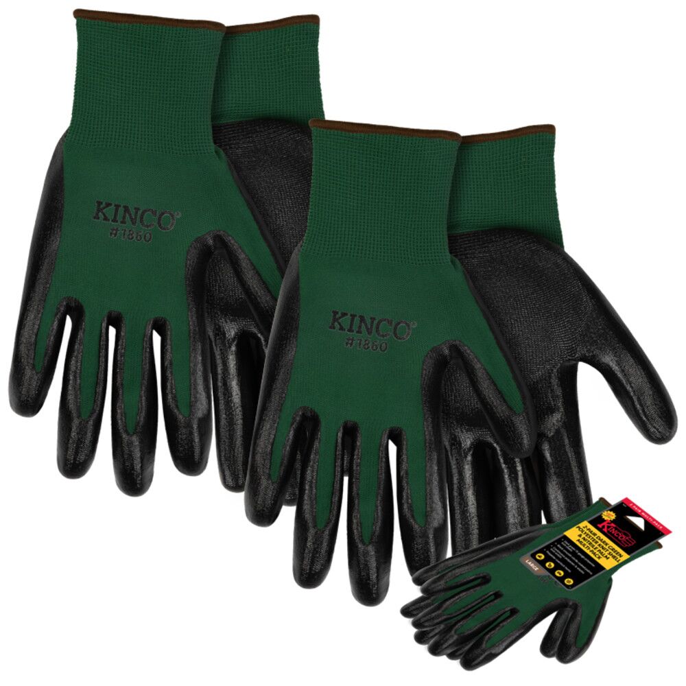 Men's Nitrile Coated and Knit Lined Work Gloves