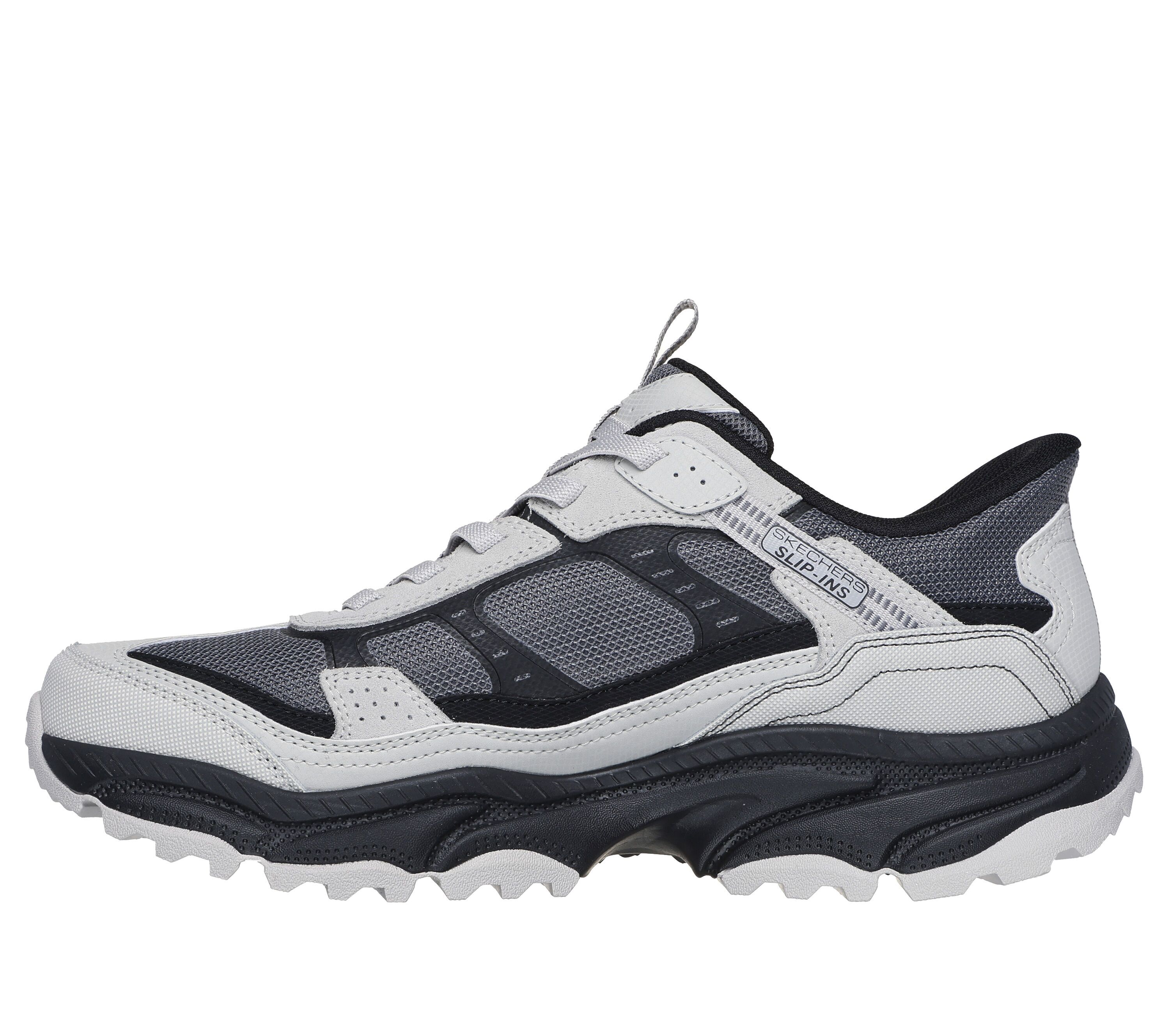 Skechers Men\'s Black and Gray Athletic Trail Shoes Men main image 3