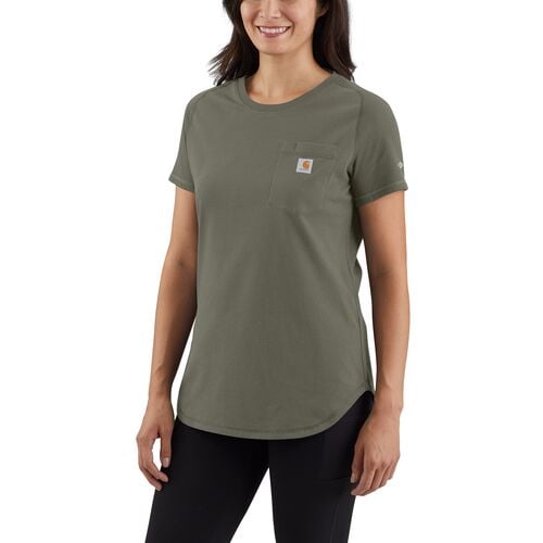Women's Force Relaxed Fit Midweight Pocket T-Shirt - Spring Colors