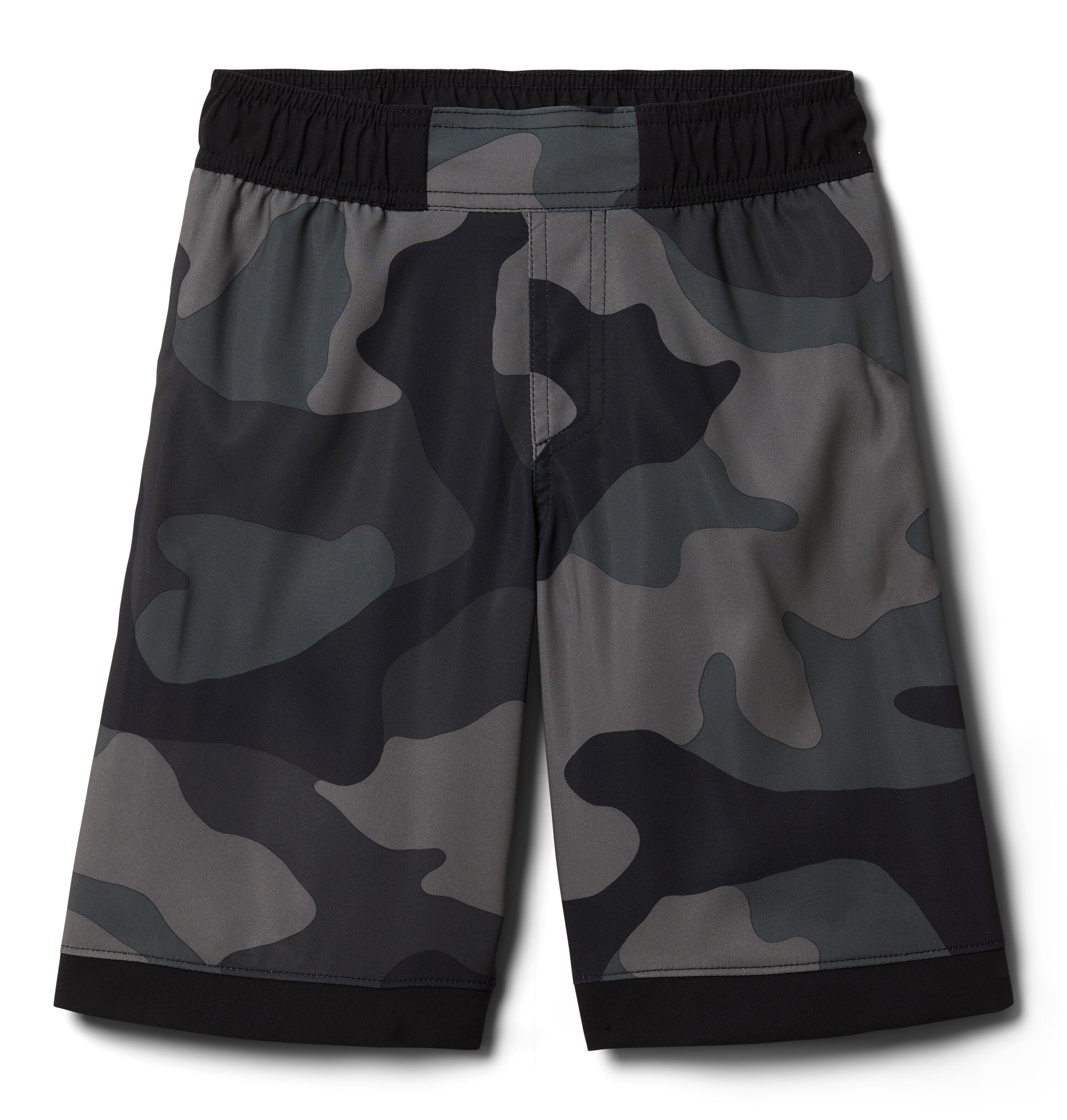Boys' Sandy Shores Board Shorts in Black Mod Camo