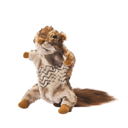 Roadkill Squirrel With Ball Squeaky Dog Toy