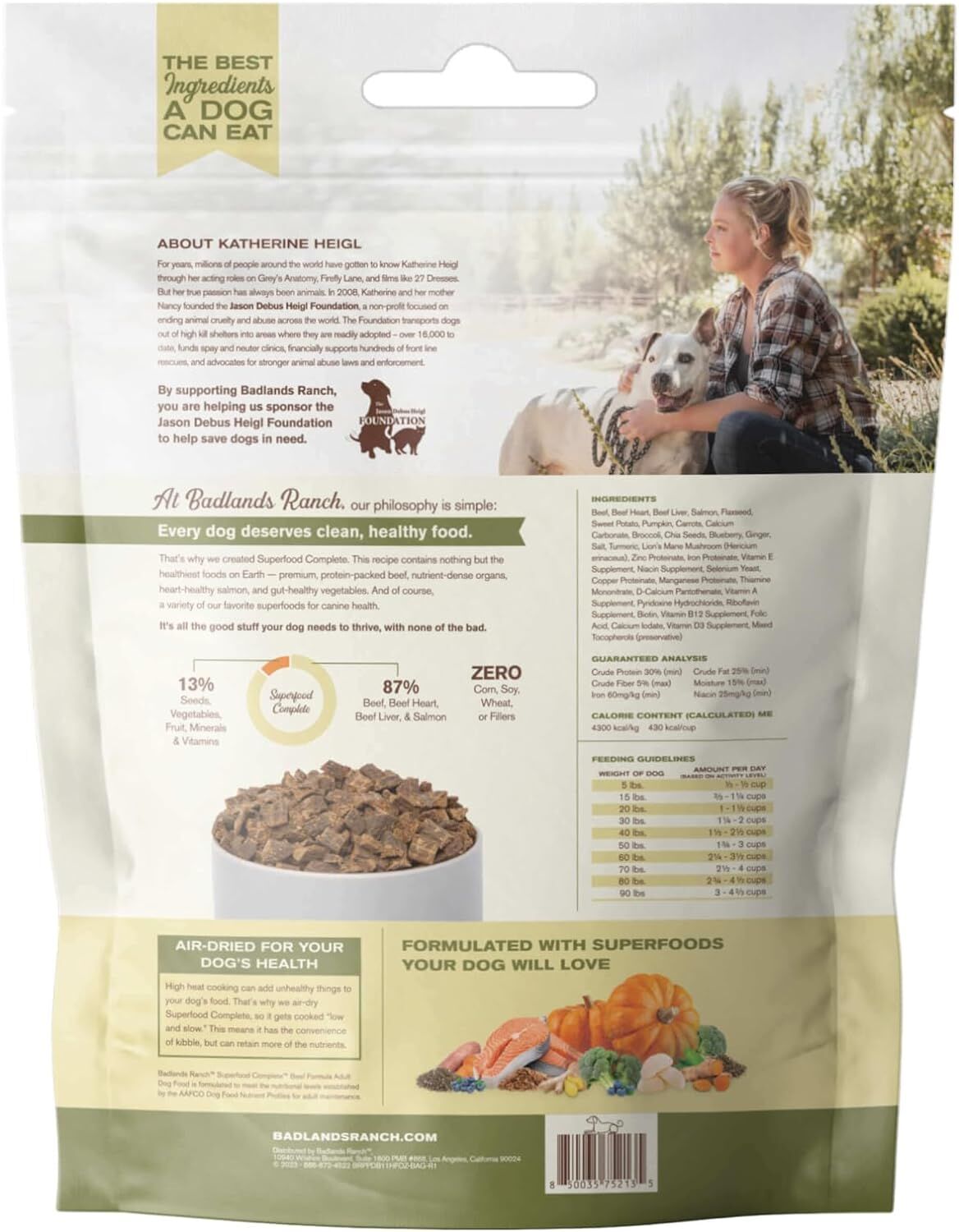 Badlands Ranch Superfood Complete Grain-Free Air-Dried Dog Food in