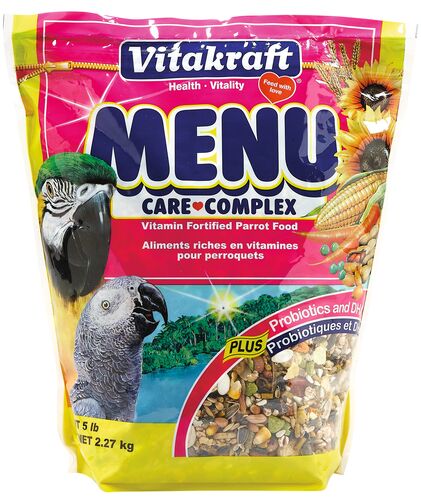 Menu Vitamin Fortified Parrot Food for Macaws - 5 Lb