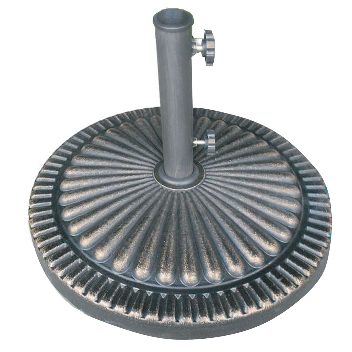 base for curved patio umbrella Bally 20" diameter round hard plastic free standing Keep your patio umbrella stable while enhancing your outdoor dcor with this Christopher Knight Home round tile umbrella base Leisure Ways Burst Bronze Umbrella