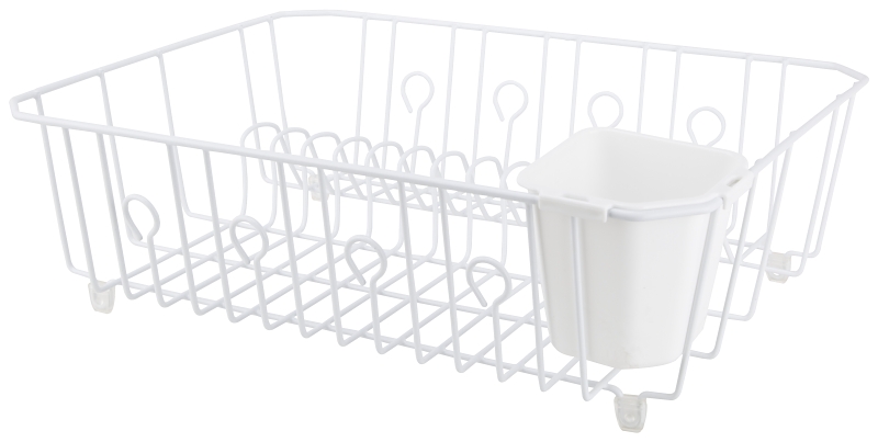 Dish Drainer With Cutlery Basket