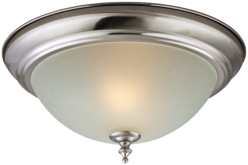 Two Light Flush Mount Ceiling Fixture