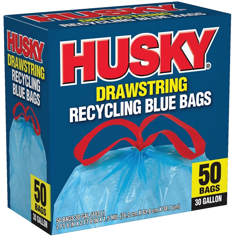 Trash Bag With Drawstring - Box of 50
