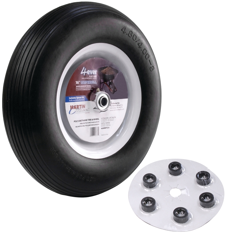 Wheelbarrow Flat Free Wheel With Universal Hub