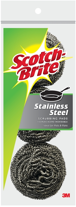 Stainless Steel Scouring Pad - Pack of 3
