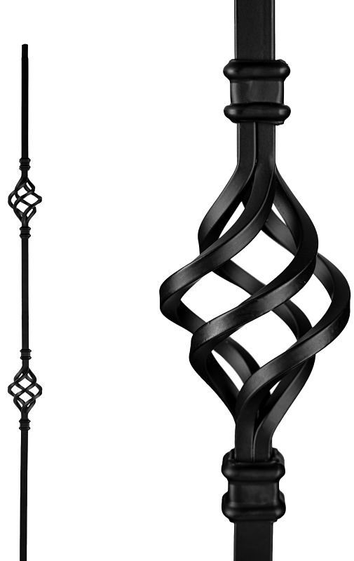 Double Basket Stair Baluster