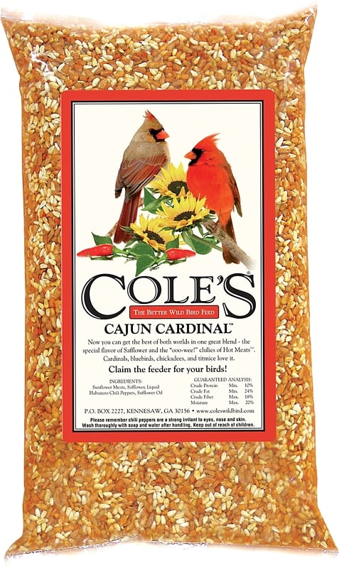 Cajun Cardinal Blend Cb10 Straight Bird Seed - Bag of 1
