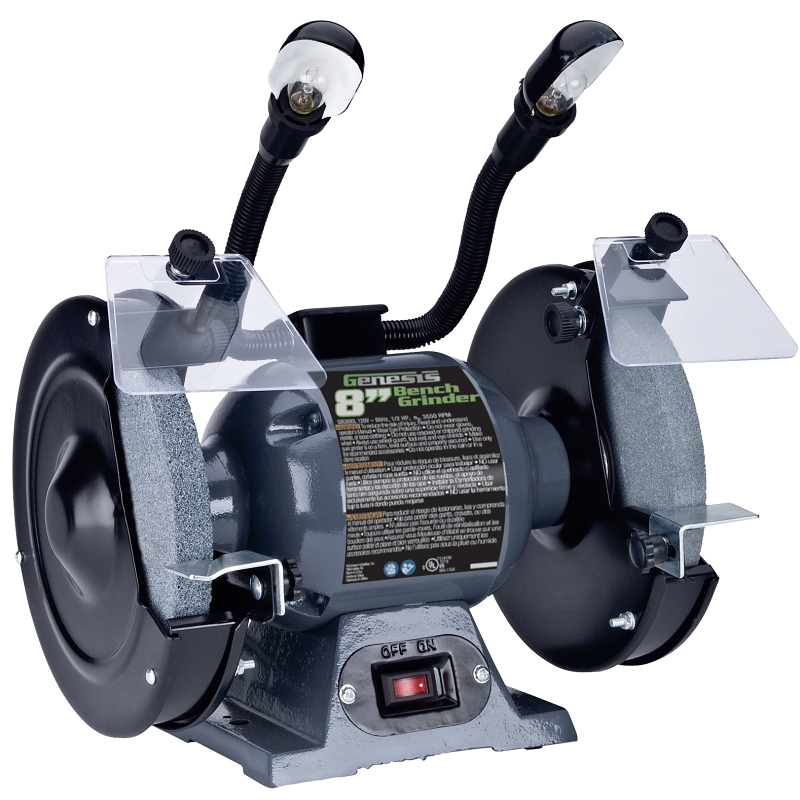 Bench Grinder With Lights