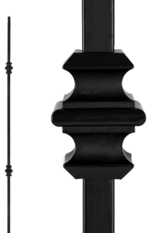 Double Collar Stair Baluster