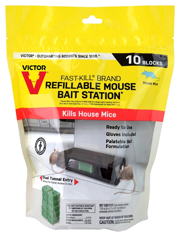 Fast-Kill M922 Mouse Bait Station - Case of 10
