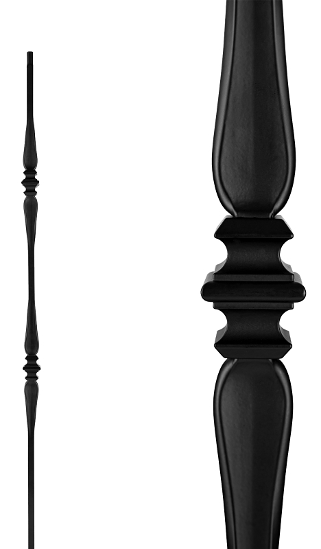 Double Collar And Spoon Stair Baluster