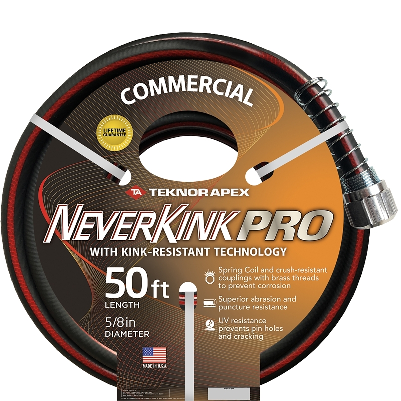 NeverKink Pro Commercial Duty Garden Hose - 5/8" x 50'
