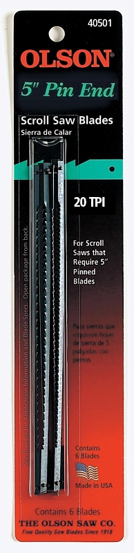 Pin End Scroll Blade - Case of 6
