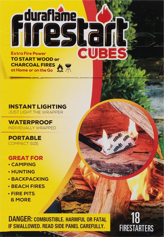 Firestart 1845 Fire Starter Cube - Pack of 18