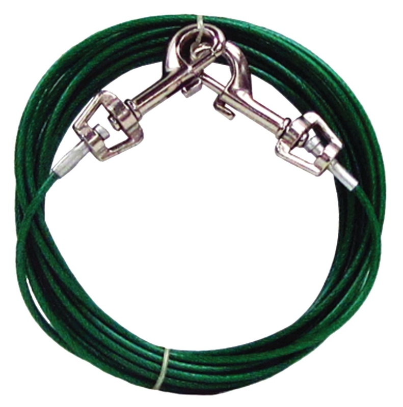 Pdq Q222000099 Pet Tie-Out Belt With Twin Swivel Snap