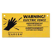 Electric Fencing Warning Sign - Pack of 3