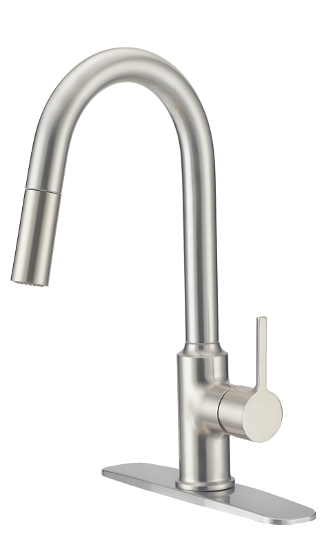 Contemporary Pull-Down Kitchen Faucet