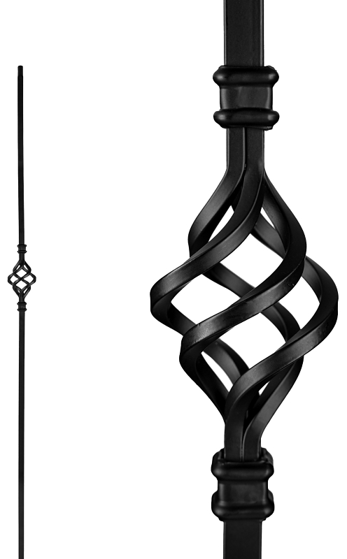 Single Basket Stair Baluster