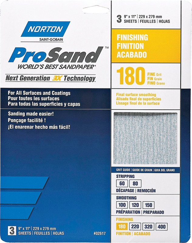 Prosand 07660768159 Sanding Sheet - Pack of 3