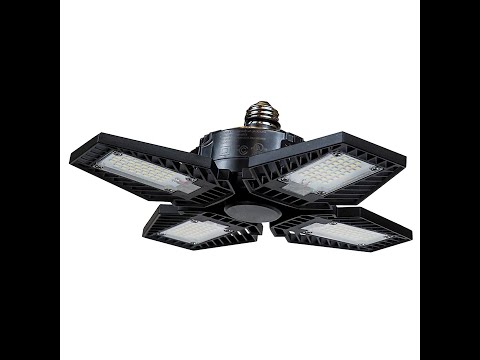 Pinegreen Lighting LED 4-Panel Folding Utility/Garage Light 12,000