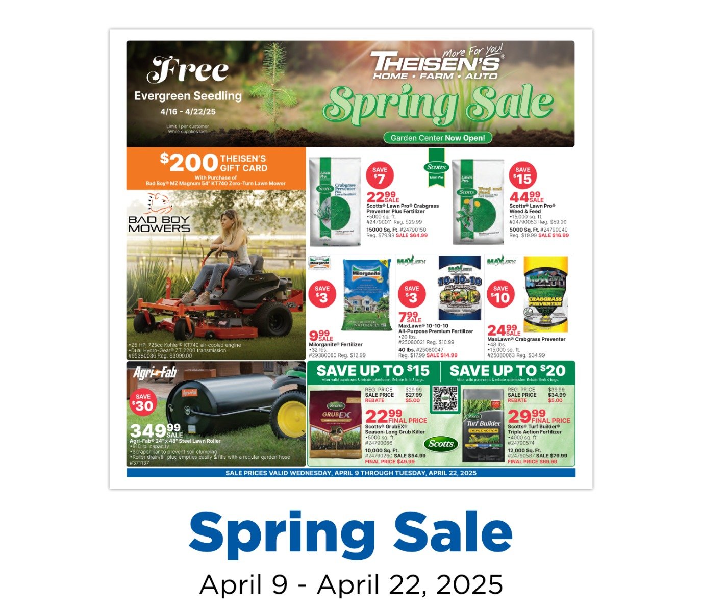Spring Sale