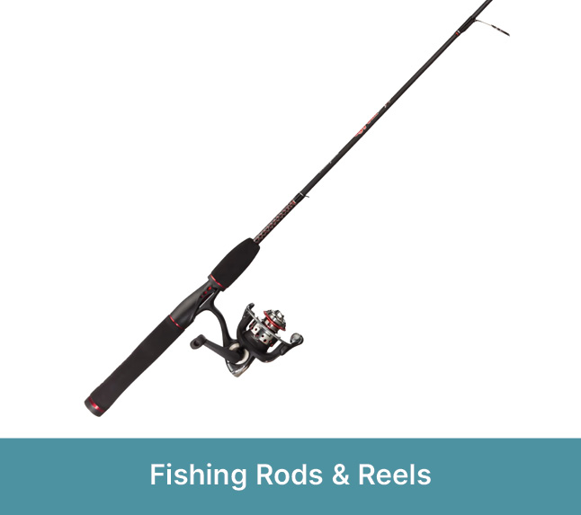 fishing rods and reels
