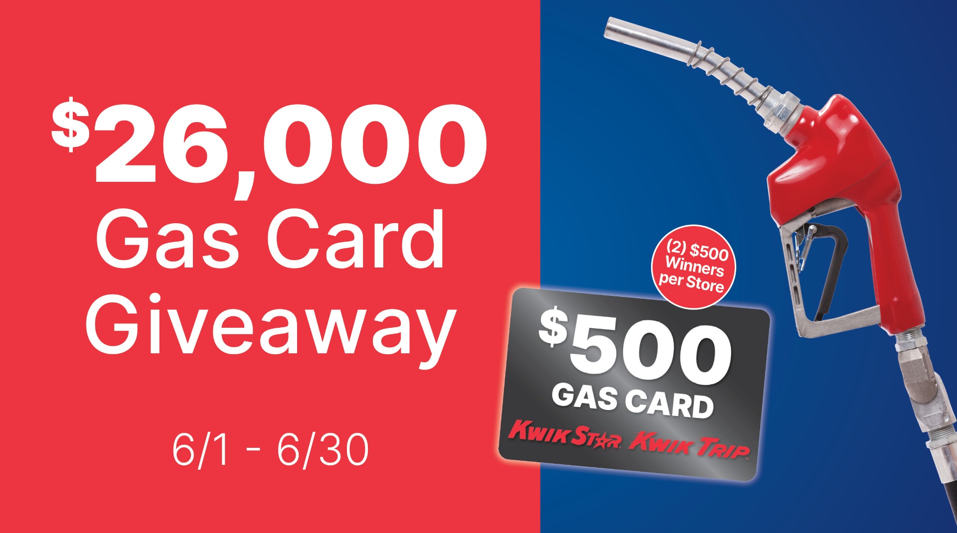 $500 Gas Gift card