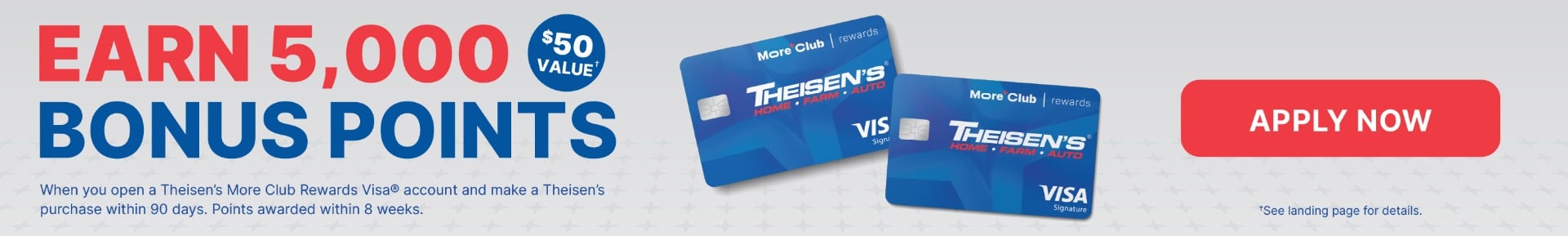 Theisen's Visa Credit Card