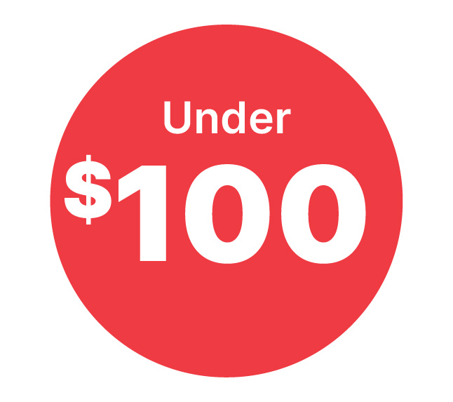 under $100