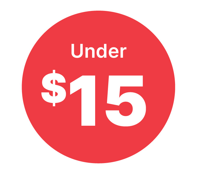 under $15