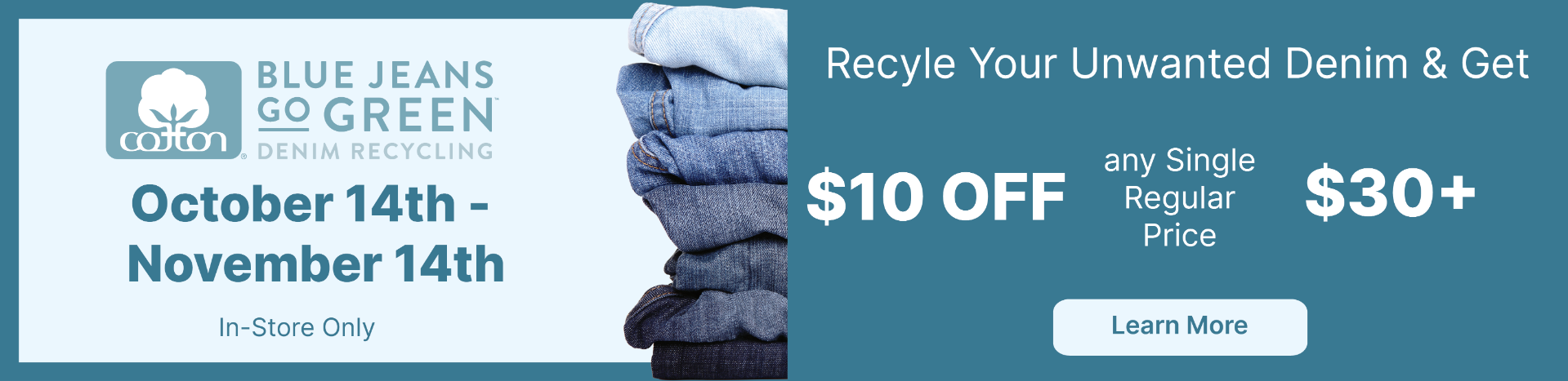 Blue Jeans Go Green Learn More