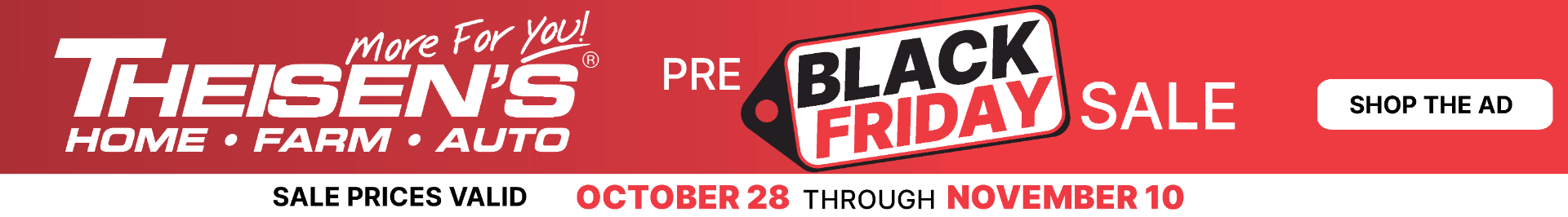 Pre-Black Friday Sale