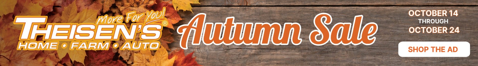 shop the autumn sale