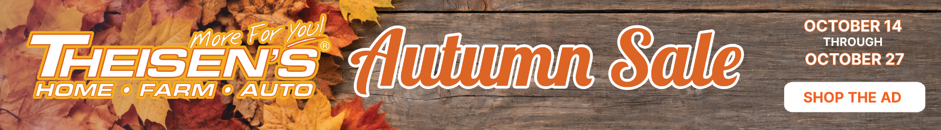 shop the autumn sale
